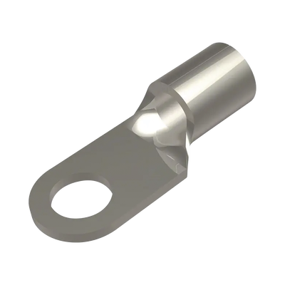 [HUB-YAD-6CM-6E14] Zapata Terminal de Ojillo para Tornillo 1/4" (6.35 mm)  y Calibre 6 AWG.