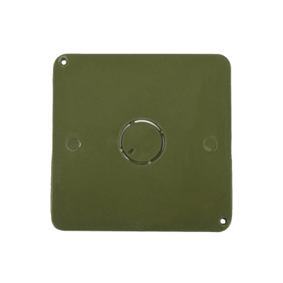 [ATUP-12T]  Tapa  para Caja Cuadrada de 1/2" para instalaciones con tubería PVC Conduit pesado.