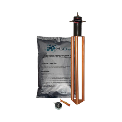 [TG25AB] Electrodo para corriente máxima de 25 Amp. con Filtro y Compuesto H2Ohm.