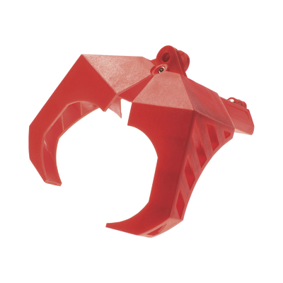 [PSL-1058] Dispositivo de Bloqueo LOTO para Válvulas de Bola, Para Diámetros de de 1.5 a 2" y Longitud de Mango Hasta 7.5", Color Rojo