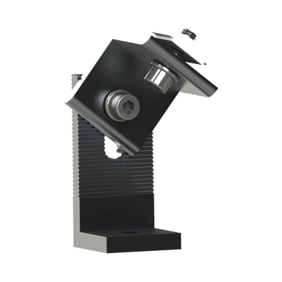 Soporte L para fijación de riel 5 Y 8  en techo de concreto 