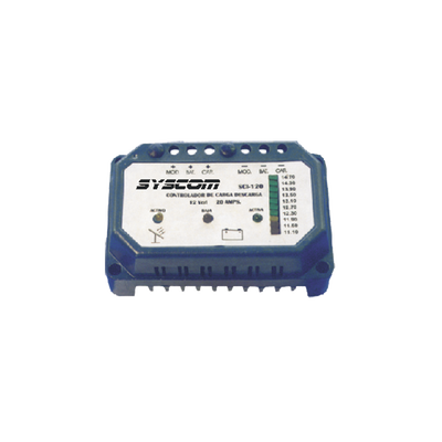 Controlador de Carga y Descarga para Sistemas Solares 20 A, 24 Vcc.