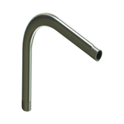 [CATU-3725] Codo de 90° de 1 1/4" (32mm) pared gruesa con rosca galvanizado etiqueta amarilla