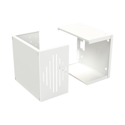 [IMP-30-V3] Gabinete para Resguardo de Sirena de 30 W (SF581A o SF581L No incluida), Preparación para Tamper (No incluido). 