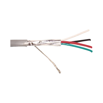 [9274] Cable 4 x 18 AWG / Blindado / 305 Metros / Riser / UL / Color Gris / Hecho en México