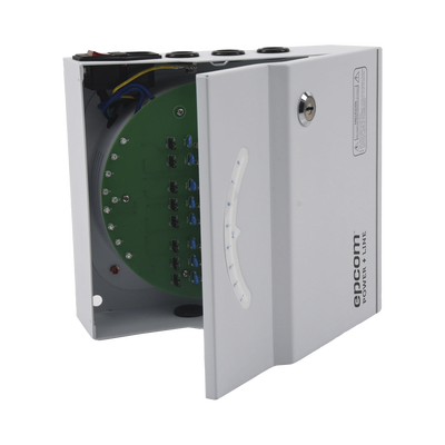 [PLK-24-AC-8A] Fuente de Alimentación Profesional de 24 Vca @ 8 Amper / Soporta 8 Cámaras / Voltaje de Entrada 110 Vca