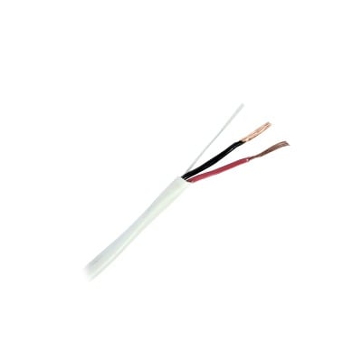 [92-59] Bobina de 305 metros /  2 x 18 AWG /  Cable / Blanco / Para aplicaciones de Alarma / Audio / Control de Acceso / Certificado UL / Resistente al fuego / Para interior.