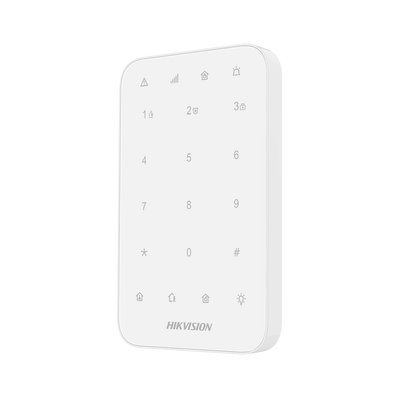 [DS-PK1-E-WB] (AX PRO) Teclado Inalámbrico para Armado y Desarmado / Funciones de Automatización para control de Relevadores