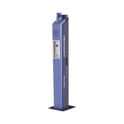 [DS-PEA3M-21] Estación de Pánico con Videollamada (Cámara de 2 Megapixel) / Sirena Integrada (Azul y Rojo) / Alarma Integrada / Protección IP65