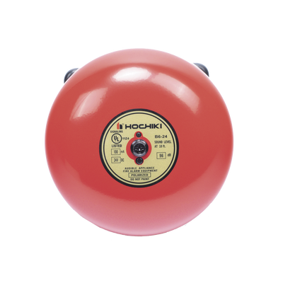 [B6-24] Campana De Alarma De Incendio, 6 pulgadas, 24 VCD, Listado UL (0500-07170)