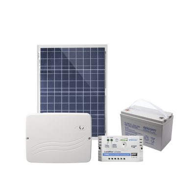 [PRO4GEN2SOLAR] KIT Alarma Cloud Híbrido Alimentado por Celda Solar / Programación 100% vía WEB