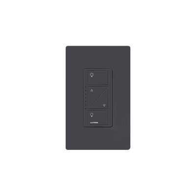 [PD6WCLBL] (Caseta Wireless) Atenuador de pared. Aumenta/Disminuye Intensidad de Iluminación. No requiere cable neutro. 150W LED / 600W INC/HAL