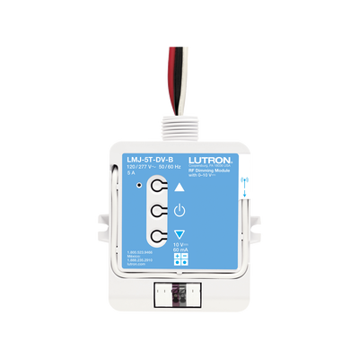[LMJ5TDVB] (RadioRA2) Relay control de iluminación 0-10V, carga 5A, 120/277V, compatible con RadioRA2, RA2Select y RR3.