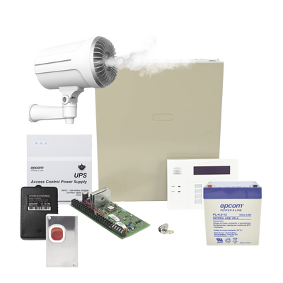 Kit de Panel de Alarma VISTA48LA con Generador de Niebla SF501P / Todo incluido 