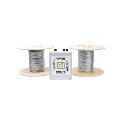[IROC-2Z-250-V2] Kit de Cable Sensor Para Cerca Ciclonica IRONCLAD / 150 METROS / 2 ZONAS; 75 METROS POR ZONA / Sin Falsas Alarmas por Viento / TODO Incluido/TARJETA LPU400/ Calibración por Software
