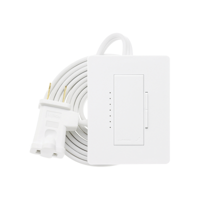 Adaptador dimmer de sobremesa plug-in para lámpara 120VCA/300W y 200W.
