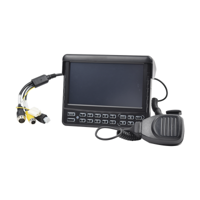 Panel de Control Dáctilar Multifuncional con Monitor de 7" / Soporta Audio de Dos Vías / Compatible con DVR´s Móviles XMR Epcom 