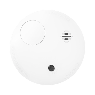 [DS-PDSMK-E-WB] (AX PRO) Detector de Humo Fotoeléctrico Inalámbrico para Panel de Alarma HIKVISION / Interior / Soporta Funcionalidad Autónoma / No compatible con el panel DS-PHA64-LP 
