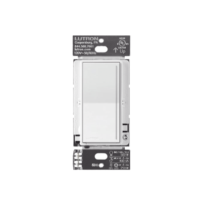 [RRSTRDWH] (RadioRa3) )Atenuador (dimmer) Auxiliar de pared, compañero de atenuadores multilocación. Usar en 3 vías o escalera.