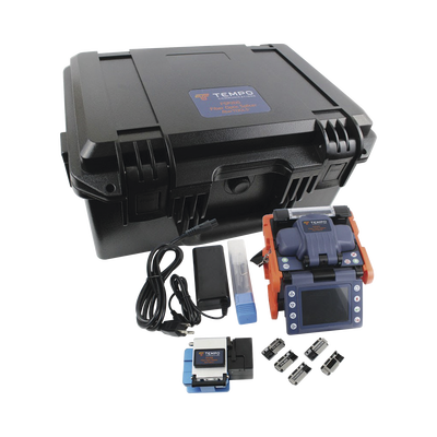 [FSP200-KIT1] Fusionadora de Fibra Óptica de Alineación por Núcleo con 6 Motores con Perdida Típica (SM); 0.01 dB (MM); 0.04 dB) 