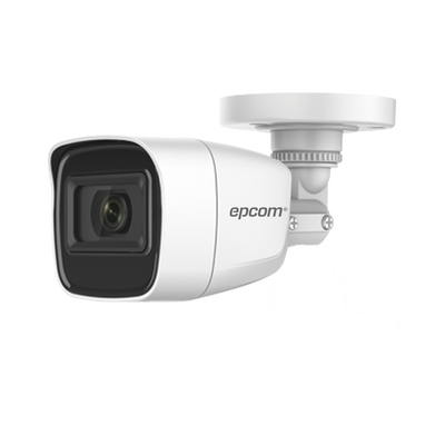 [B8-TURBO-G2P/A] AUDIO POR COAXITRON / Bala TURBOHD 2 Megapixel (1080p) / Gran Angular 106° / Lente 2.8 mm / 25 mts IR EXIR / Exterior IP66 / 4 Tecnologías / dWDR