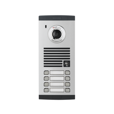 [KVL-C308I] Frente de calle para 8 Apartamentos, compatible con monitores de 4 hilos, expandible a 20 o 32 deptos.