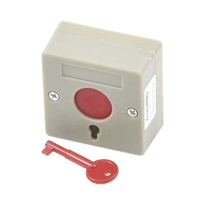 Botón de Pánico a Prueba de Fuego / Restablecimiento con Llave / Tamaño Compacto para Fácil Instalación 