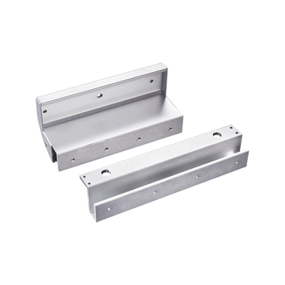 [BU600NDLED] Montajes en U para puertas de Solo Cristal ( puerta y marco) para uso con Chapa Magnética MAG600NLED y MAG600NTLED