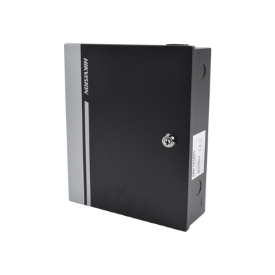 Controlador de Acceso para 1 Puerta y  2 Lectores  / Fácil Administración con Software Gratuito / Incluye Gabinete y Fuente de Alimentación 12Vcc/8A / 10,000 Tarjetas / 50,000 Eventos 