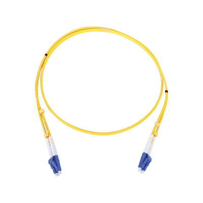 Jumper de Fibra Óptica Monomodo LC/LC Duplex de 1 metro 