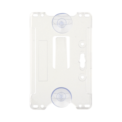[ACCESS-HOLDERA] Porta tarjeta de plastico ABS / Transparente / Compatible con tarjetas ACCESSCARDEPC / PROCARDX o Formato CR80