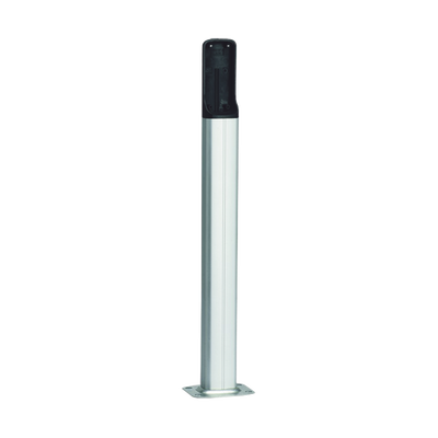 [001-DIR-CG] Base de PVC para fotoceldas CAME, Color Plata, Altura de hasta 500 mm