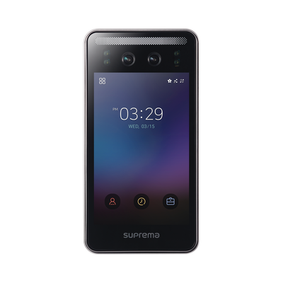 [FSF2AB] Face station F2 con detector de Cubre bocas, Lector Facial, Lector de tarjetas Móviles y lector de tarjetas  RFID(125kHz EM & 13.56Mhz MIFARE)  Compatible con BioStar2, Uso para Control de Acceso y Asistencia