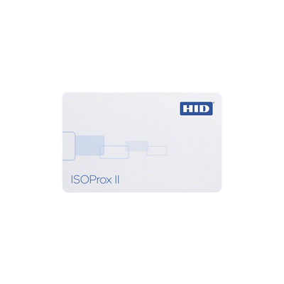 [ISOPROXV] Tarjeta de Proximidad ISOProx II HID  (Delgada) (1386LGGMV) Perforada Verticalmente / Garantía de por Vida / 1586/ 1386