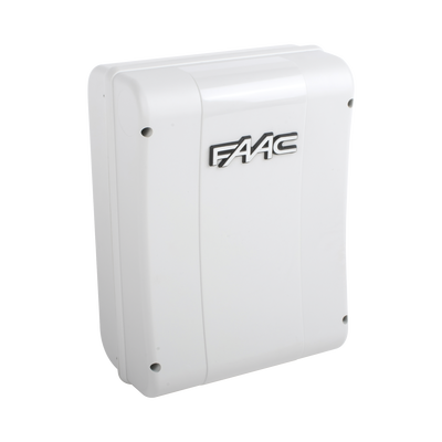 Cuadro de mando FAAC E024S para operadores abatibles  FAAC S418 y FAAC 770N 