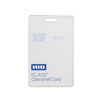 [ICLASS208026] Tarjeta iClass Clamshell (Gruesa) / 2 k memoria / Programada  a 26 bits Aleatoriamente/ Garantía de por Vida
