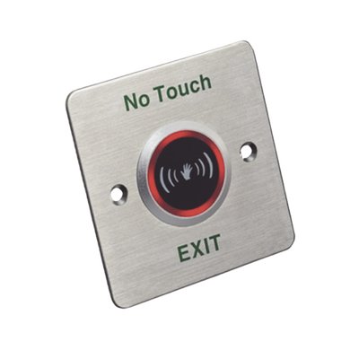 [DS-K7P03/T] Boton de Salida Sin Contacto / Perfil Ancho / Fabricado en Aluminioo / NC / NO