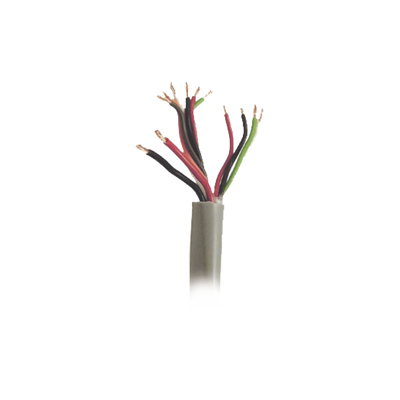 [COMPOSITECBL/152M] Bobina de Cable de 152 Metros / Color Gris / Sistemas de Alarmas de Intrusión y Control de Acceso / 5 Pares Calibre 22 / 1 Par Calibre 18 / Intemperie