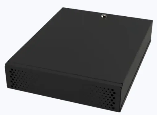 Gabinete Metálico para DVR/NVR. Tamaño Max. de DVR/NVR: 445 x 88 x 400mm (An.xAl.xProf.). Compatible con Fuente SLIM.