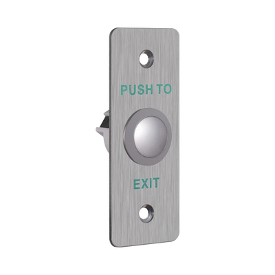 Botón de Salida Metálico / Forma Rectangular / Normalmente Abierto o Cerrado / Estético / Interior 
