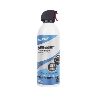 Removedor de polvo y residuos (aire comprimido) para limpieza de equipos electrónicos, 440 ml 