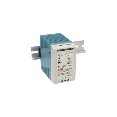 Fuente de poder Riel Din 12V, 100W con Cargador de Batería