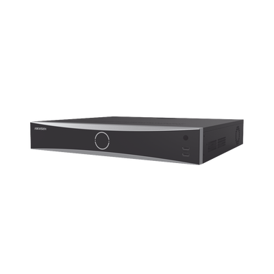 [DS-7732NXI-K4] NVR 12 Megapixel (4K) / 32 canales IP / AcuSense (Evita Falsas Alarmas) / Reconocimiento Facial / 4 Bahías de Disco Duro /  HDMI en 4K / Alarmas I/O