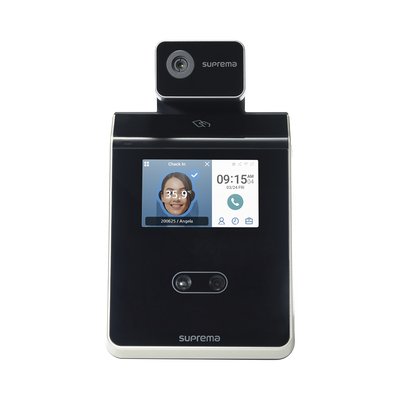 [FS2AWBTCM10LA] FaceStation 2 Lector Facial/ Notificación por Temperatura Alta /  Bluetooth MultiClass SE Dual RFID (125KHZ EM HID PROX 13.56MHZ Mifare DesFire / EV1 FELICA ICLASS S) Compatible con BioStar2