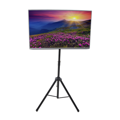 [EPB036EC] Trípode Portátil con Soporte de piso para Monitores de 32 a 65" / Vesa 600 x 400 / Acero / Montaje de 65 cm a 1 mt