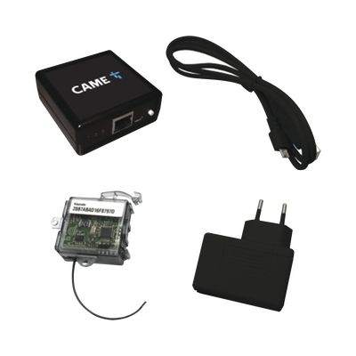Kit CAME Connect / Para Apertura de Motores y Barreras Por Medio de APP / 3 Perfiles de Trabajo para Usuario, Propietario e Instalador 