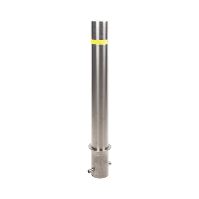 Bolardo Fijo de Acero Inoxidable de 900 mm de Altura / Ideal para aplicaciones delimitaciones de automóviles 