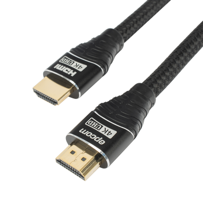 Cable HDMI de 1m | Alta Definición | Longitud | Version 2.0 | Alta velocidad 18Gbps | 4K@60Hz | Conectores Chapados en Oro | Tipo Redondo 