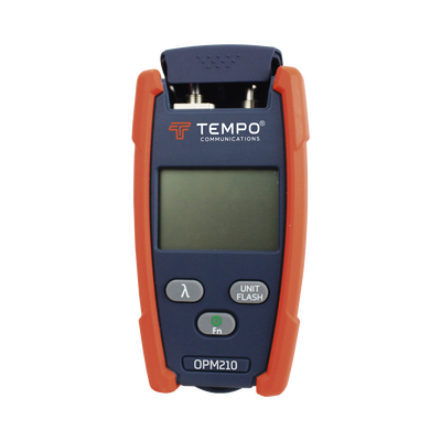 [OPM-210] Medidor de Potencia (Micro OPM) para Fibra Óptica con Localizador Visual de Fallos (VFL), entrada universal de 2.5 mm (para conectores SC, ST y FC)