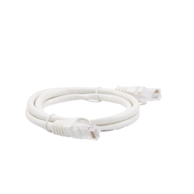 Cable de parcheo UTP Cat6 - 1 m - blanco